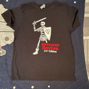 EUC, Revive Skateboards tee, youth large